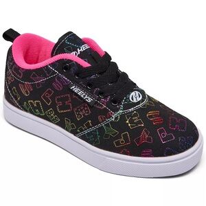 Heelys Little Girls Pro 20 Doodle Print Wheeled Skate Sneaker Sz 13C NWOT
